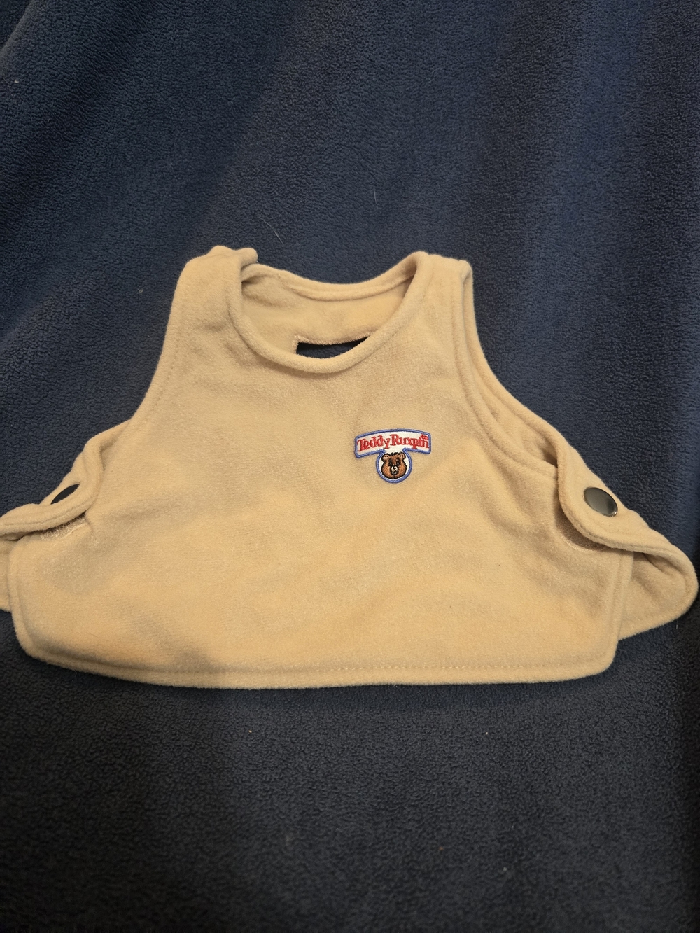 Vintage 1985 Teddy Ruxpin Original Tan Vest